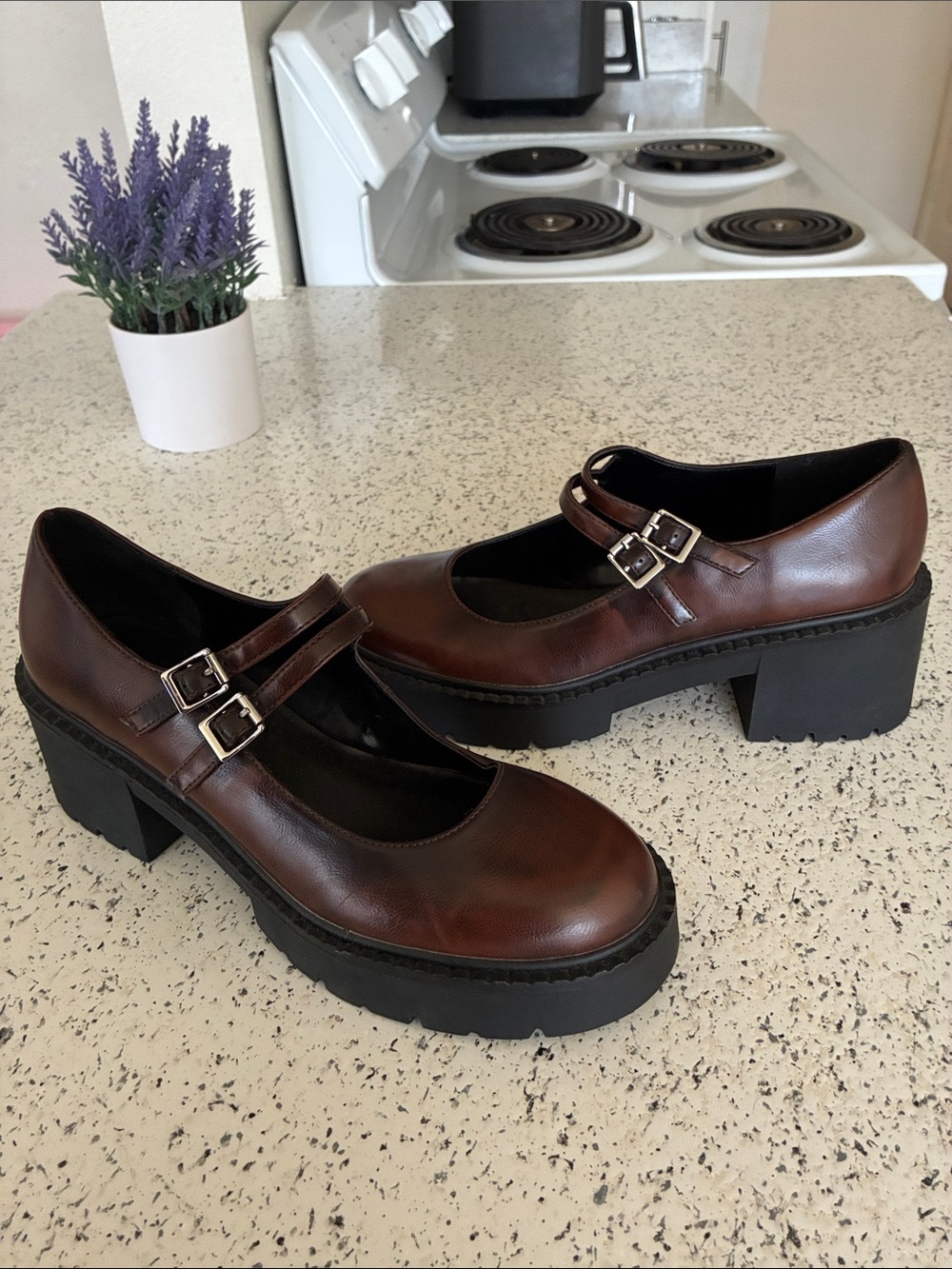 Madden Girl brown Tomtom platform shoes